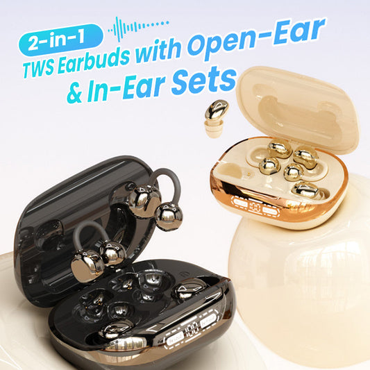 2-in-1-TWS-Ohrhörer mit Open-Ear- und In-Ear-Sets
