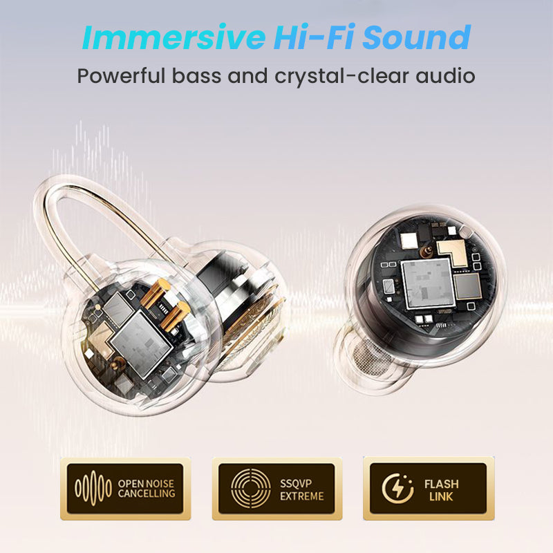 2-in-1-TWS-Ohrhörer mit Open-Ear- und In-Ear-Sets