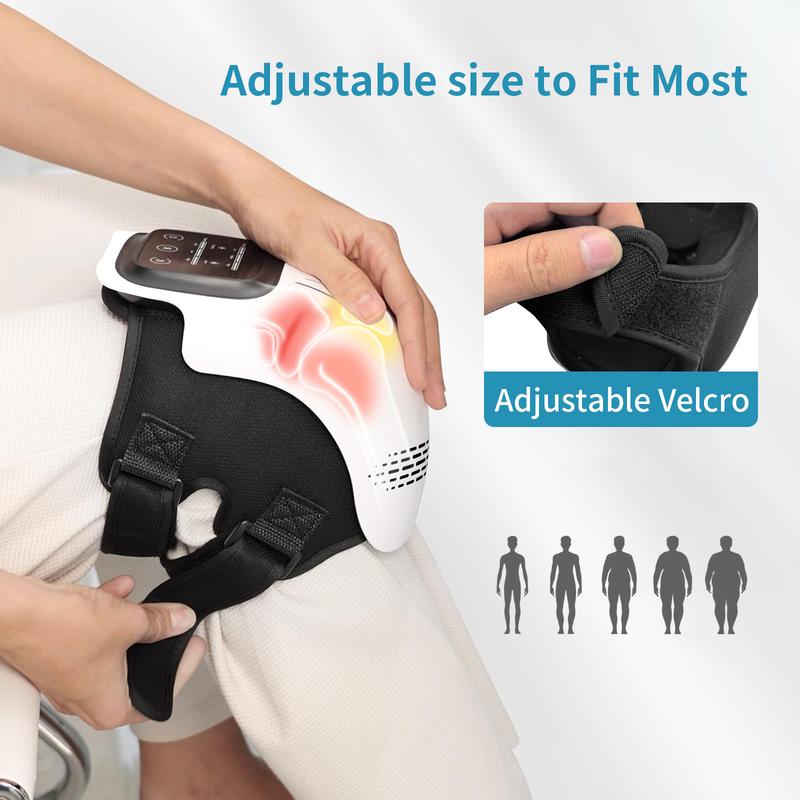 Komfortables elektrisches Knie-Massagegerät Wiederaufladbares Knie-Massagegerät