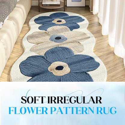 📢📢 50 % RABATT!! 🎅 Weicher Teppich mit unregelmäßigem Blumenmuster