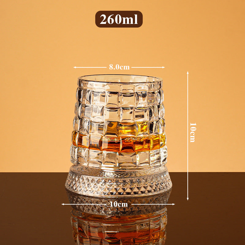 360° drehbarer Whisky-Glasbecher