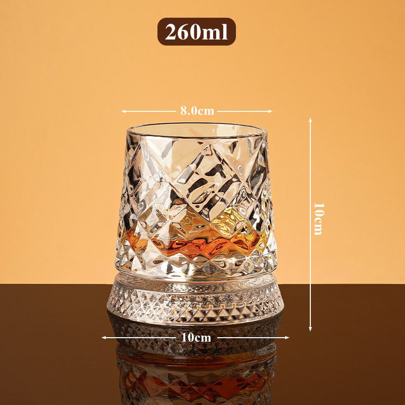360° drehbarer Whisky-Glasbecher