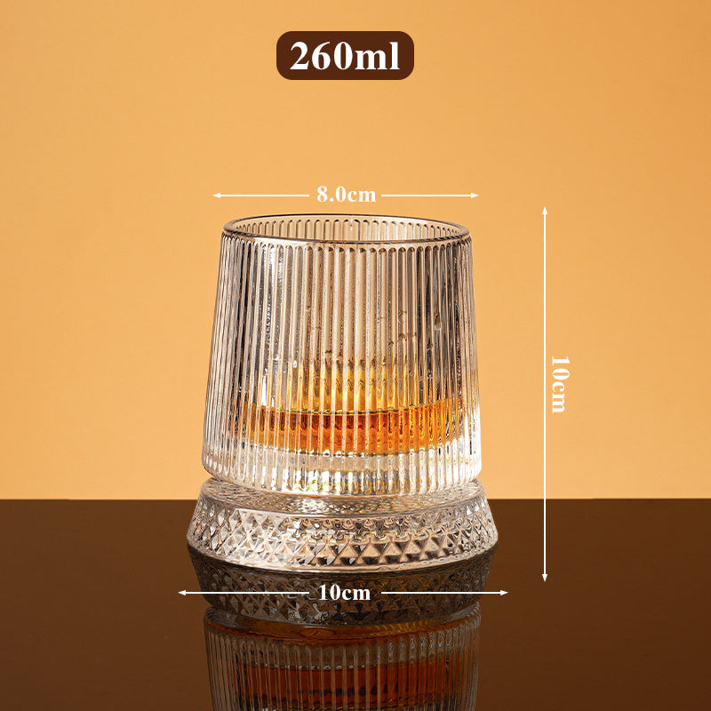 360° drehbarer Whisky-Glasbecher