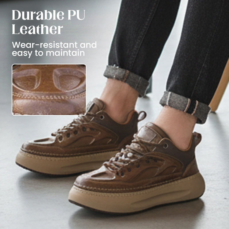 Herren-Sneaker mit dicker Sohle und Plateau