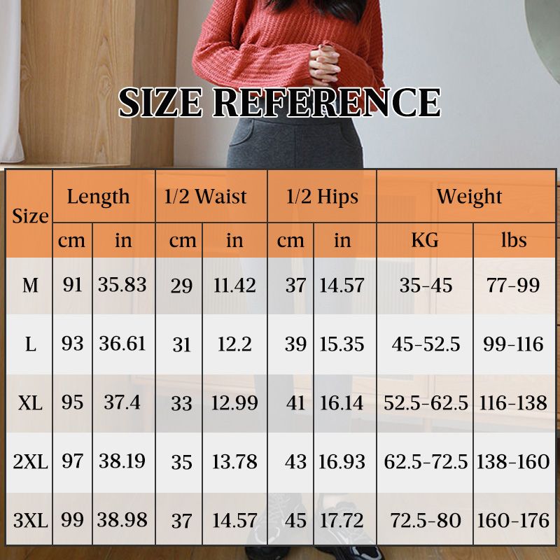 ❄️Winterschlussverkauf: 50 % Rabatt🔥Modische Thermal Cashmere Slim Pants für Frauen