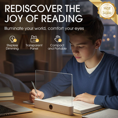 Tragbare LED-Leselampe, über USB aufladbar, dimmbar, augenschonend