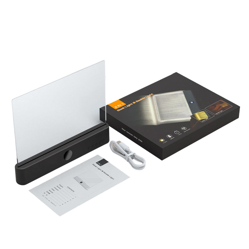 Tragbare LED-Leselampe, über USB aufladbar, dimmbar, augenschonend