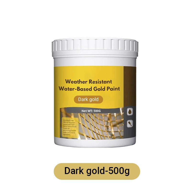 🎨 WASSERBASIERTE GOLDFARBE – Höchste Wetterbeständigkeit • Einfache Anwendung • Umweltfreundlich • Elegante Dekoration