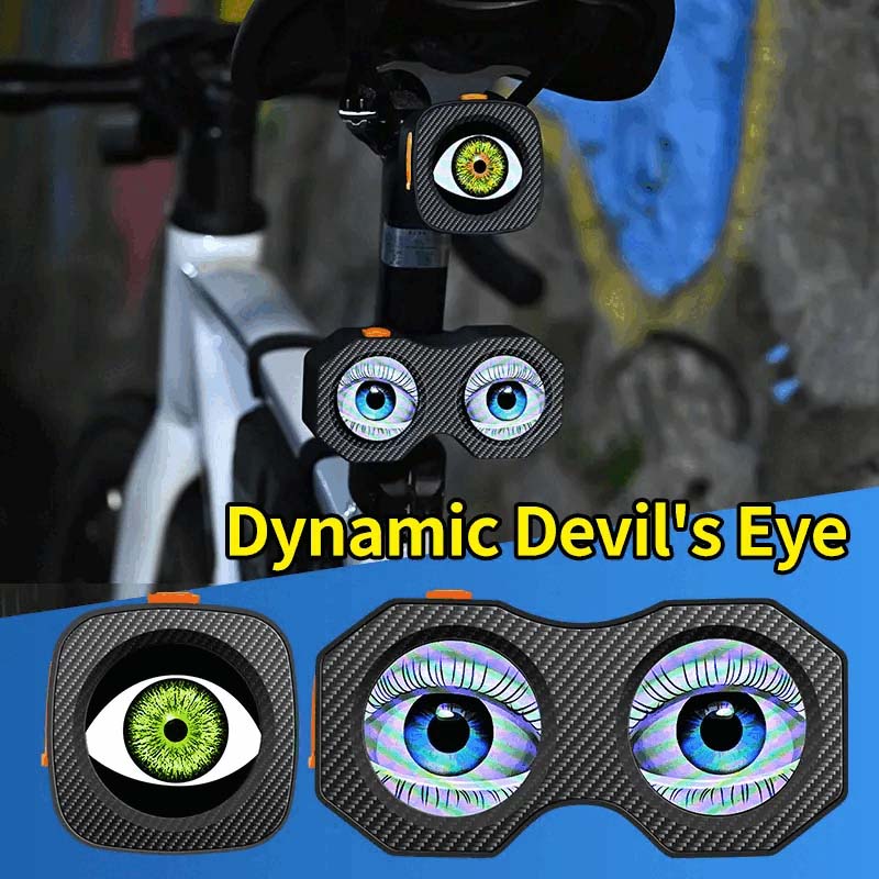 Dynamisches Devil's Eye Fahrradrücklicht