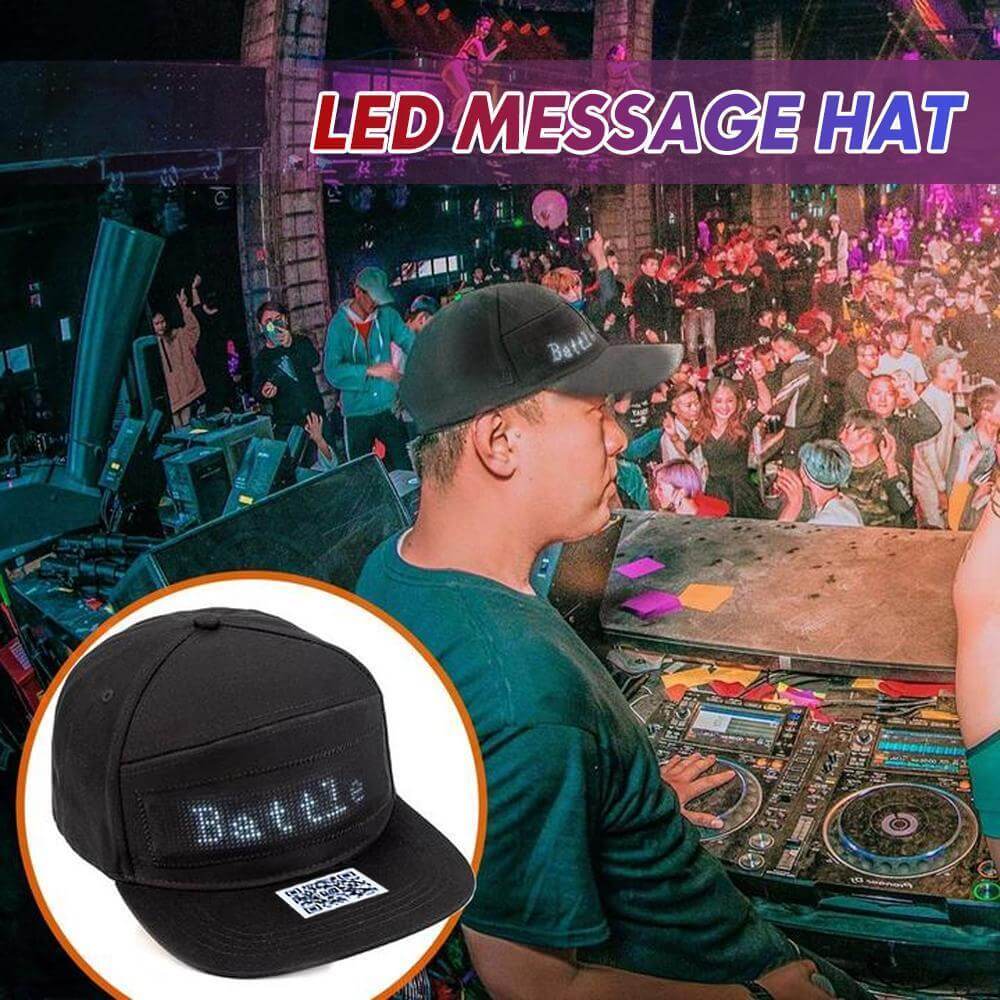 🔥Solange der Vorrat reicht 50 % Rabatt!🎉LED-Botschaft Hut