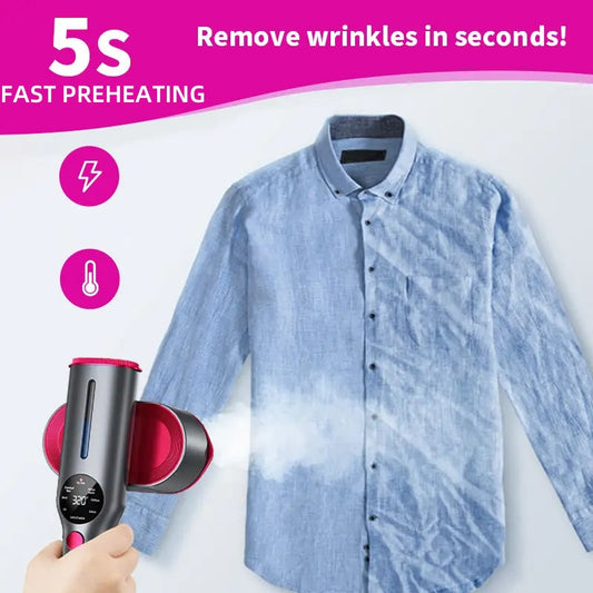 🌬️ Handdampfbügeleisen – 5 Sekunden Aufheizung & Faltenfrei in Minuten! ✨