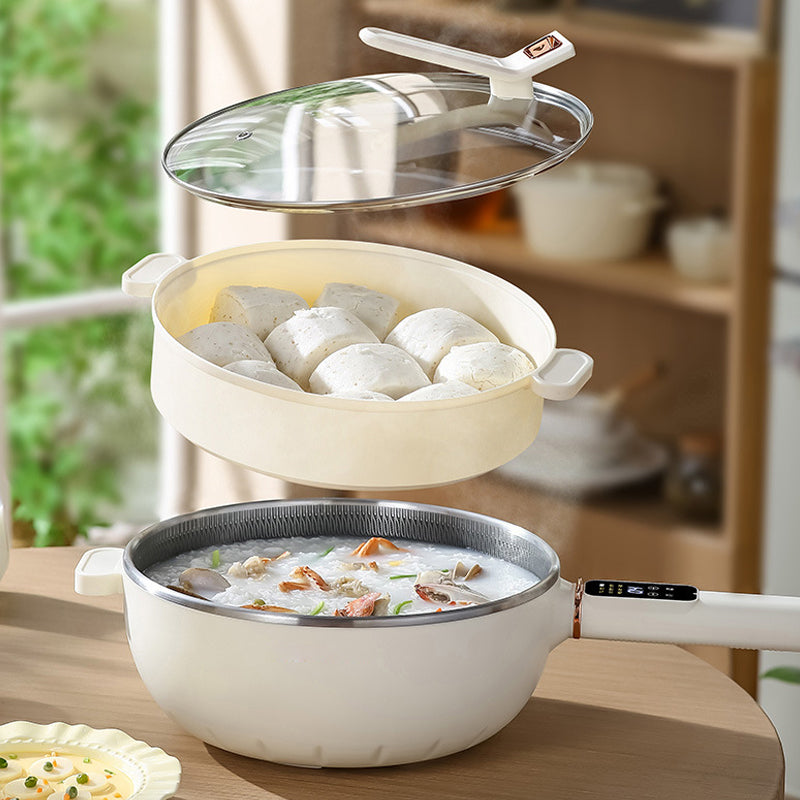 ⏳Jahresendverkauf：50 % Rabatt💥💥Elektrischer Wok mit Antihaftbeschichtung zum Kochen