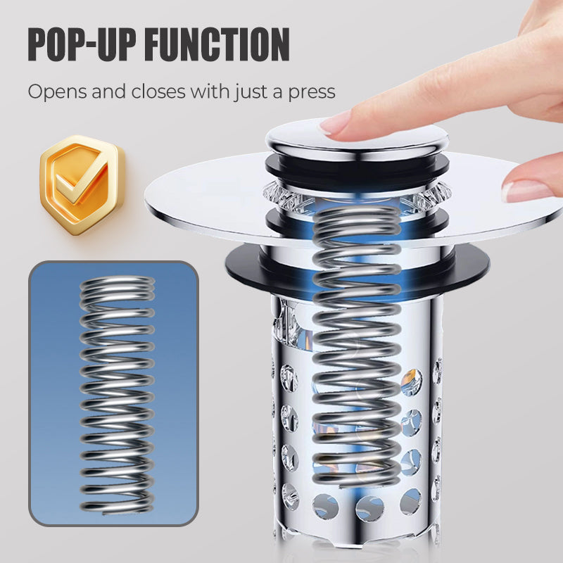 Langlebiger Universal-Pop-up-Abflussfilter für Spülbecken