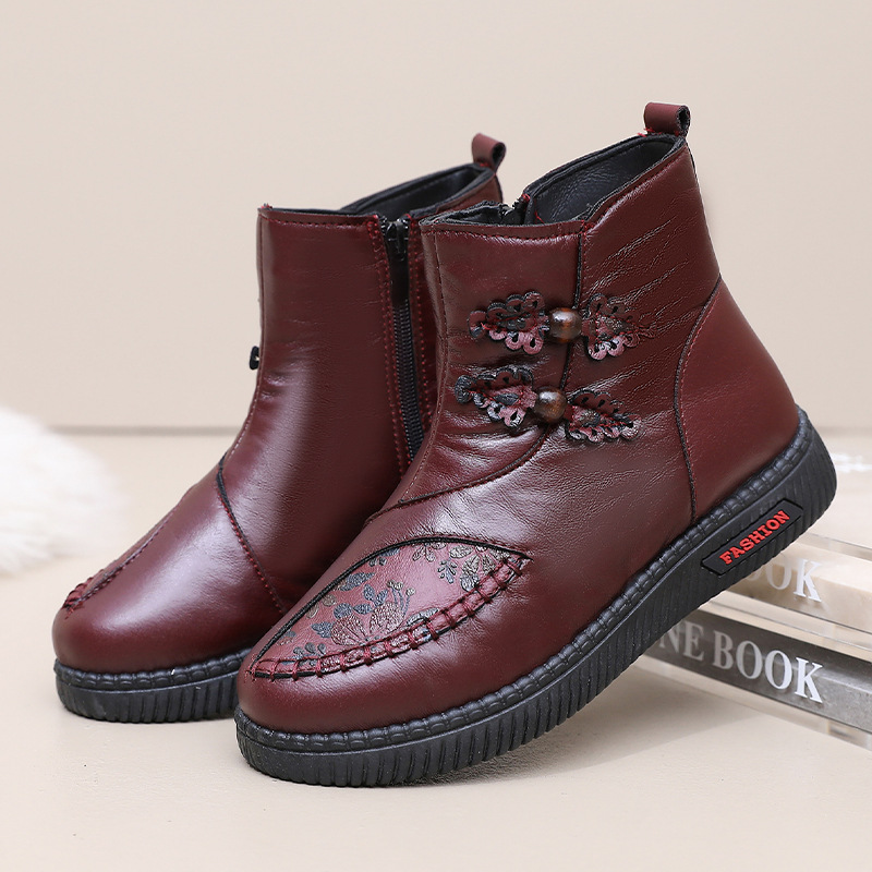 Wasserdichte Stiefeletten für Damen mit Plüschfutter