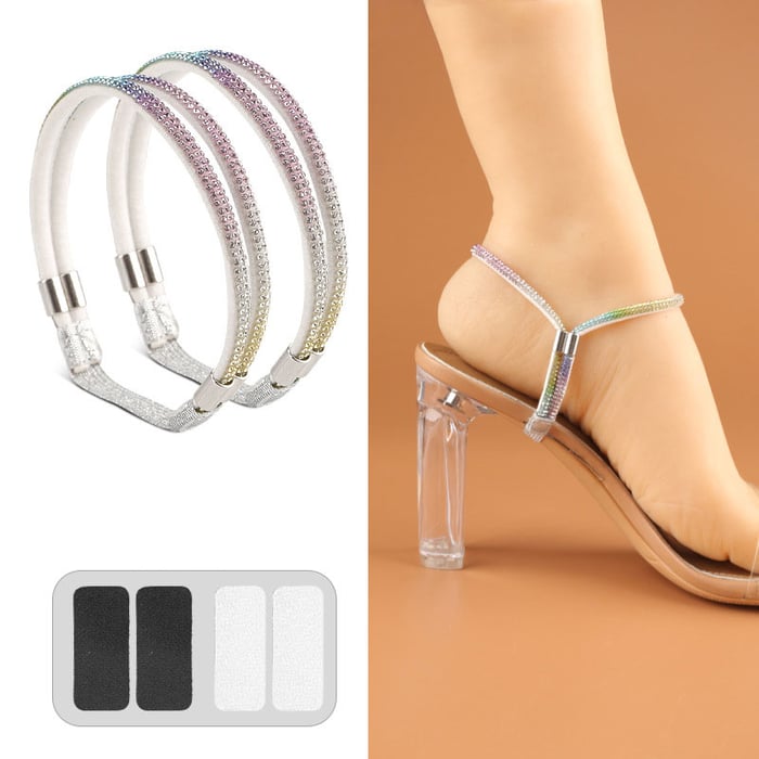Strass-Befestigungsriemen für High Heels