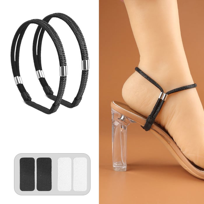 Strass-Befestigungsriemen für High Heels