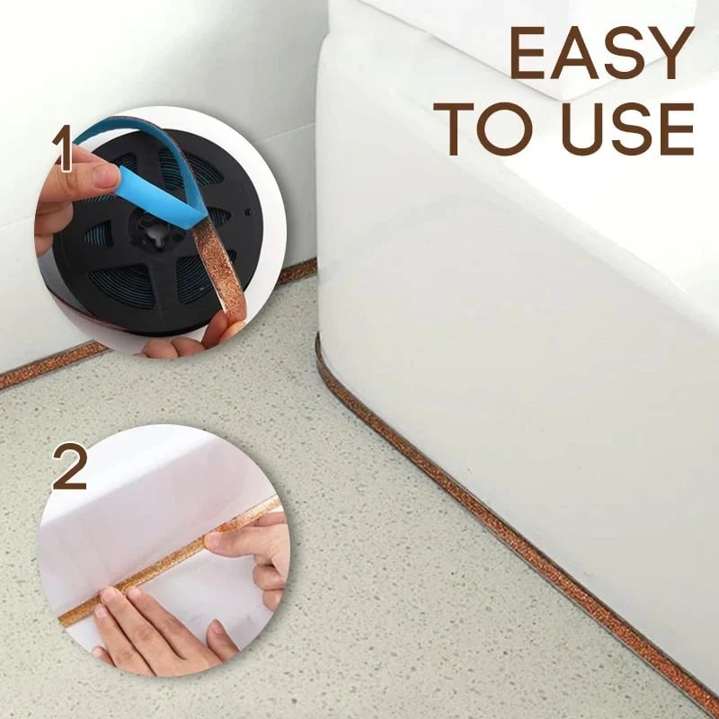 🛡️ LIMITIERT: 1+1 GRATIS! ⏰ Selbstklebender Dichtstreifen für Fliesenfugen (8mm x 6m) – Wasserdicht, Schimmelresistent & Professionelles Finish ✨