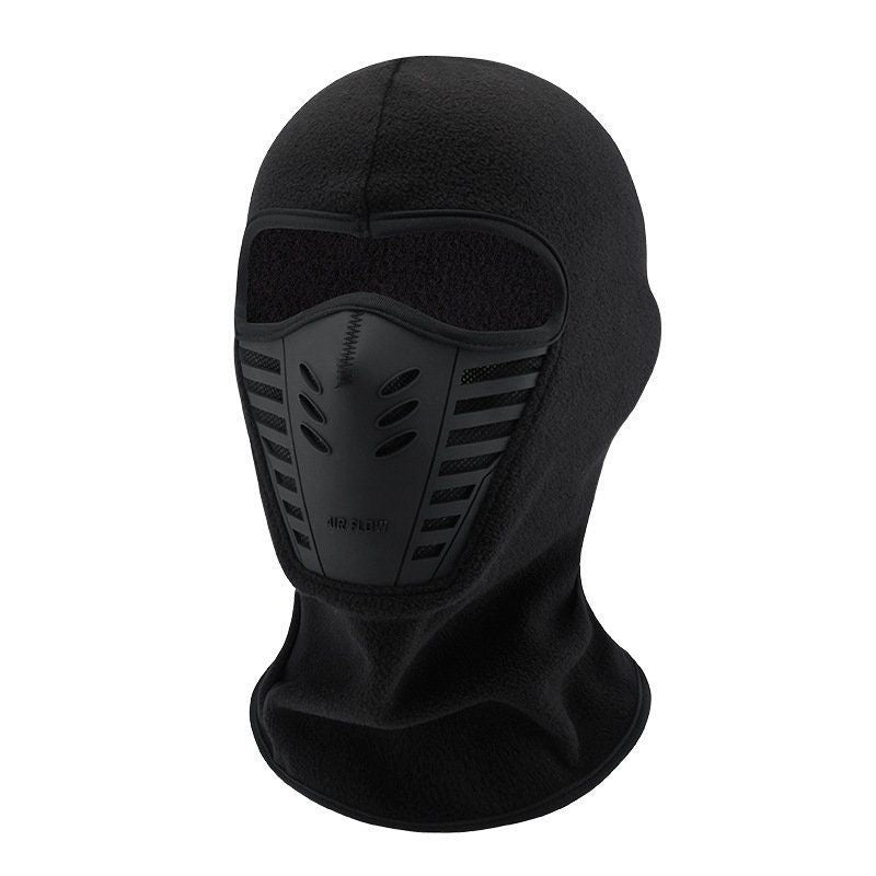Winddichte, schützende und staubdichte Kapuze für Motorrad- und Fahrradfahren, Offroad-Fahren, atmungsaktive, thermische Winter-Gesichtsmaske, kompatibel mit Fahrrad-, Motorrad- und Skhelm