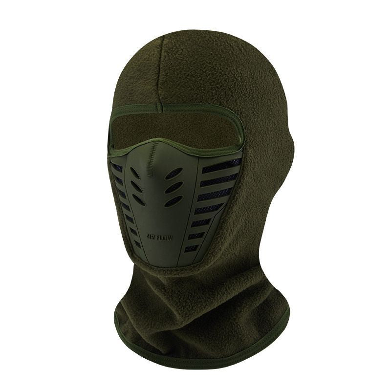 Winddichte, schützende und staubdichte Kapuze für Motorrad- und Fahrradfahren, Offroad-Fahren, atmungsaktive, thermische Winter-Gesichtsmaske, kompatibel mit Fahrrad-, Motorrad- und Skhelm