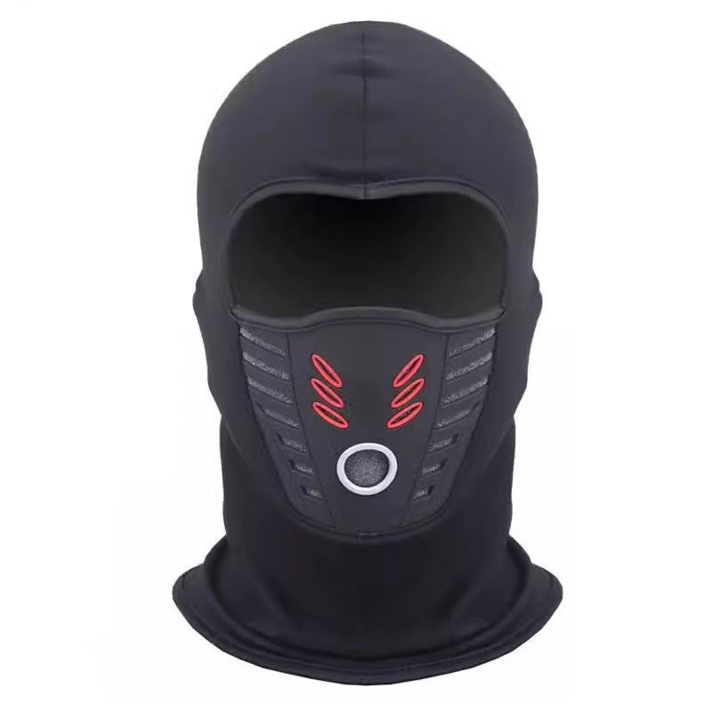 Winddichte, schützende und staubdichte Kapuze für Motorrad- und Fahrradfahren, Offroad-Fahren, atmungsaktive, thermische Winter-Gesichtsmaske, kompatibel mit Fahrrad-, Motorrad- und Skhelm