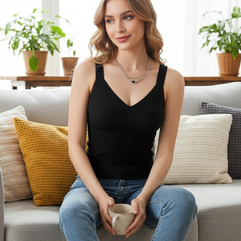 Thermisches Tanktop für Damen mit integriertem BH