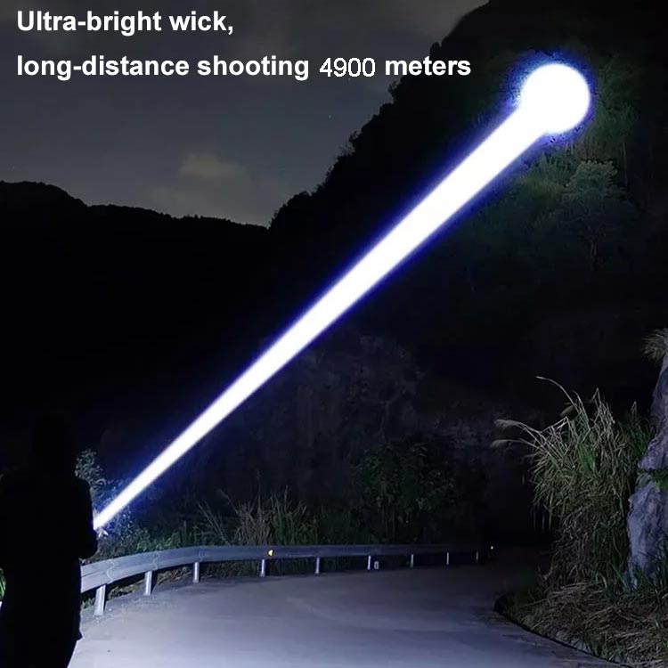 Zoombare Taschenlampe mit superstarkem Licht