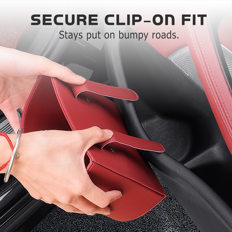 Universeller Leder-Getränkehalter für Autotüren