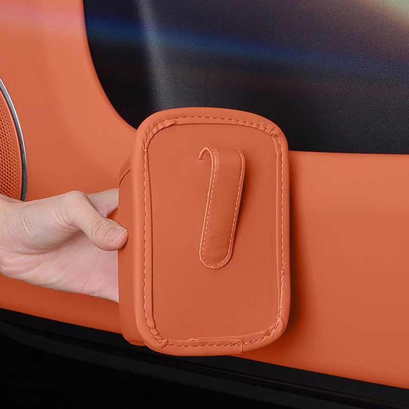 Universeller Leder-Getränkehalter für Autotüren