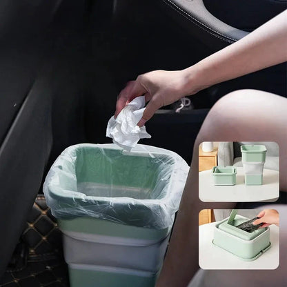 Tragbarer multifunktionaler faltbarer Auto-Abfalleimer