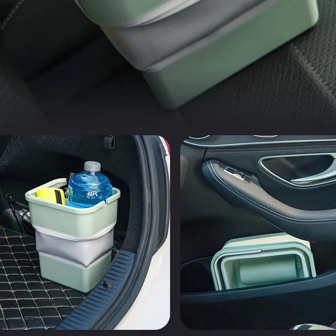Tragbarer multifunktionaler faltbarer Auto-Abfalleimer