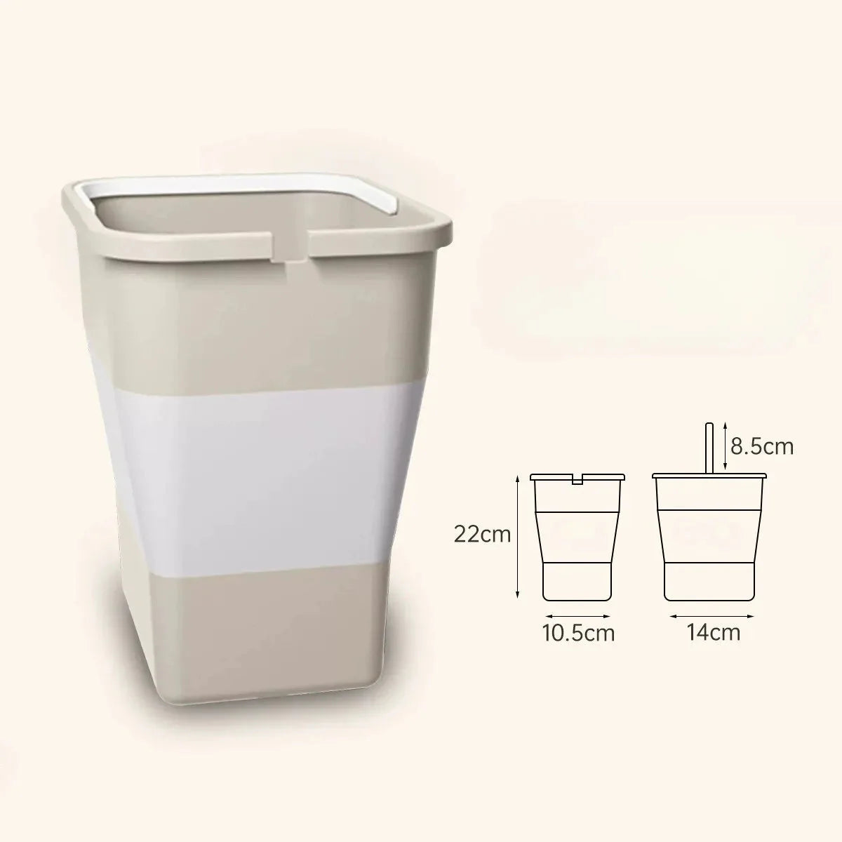 Tragbarer multifunktionaler faltbarer Auto-Abfalleimer