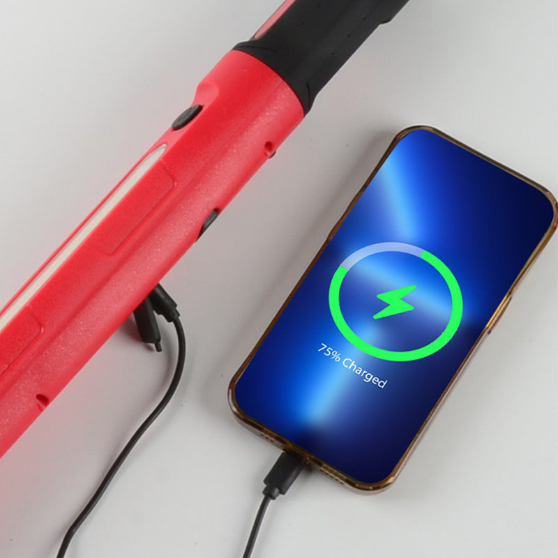 Arbeitsleuchte/Taschenlampe 3000LM, wiederaufladbare Motorhaubenbeleuchtung 5200mAh mit Magnetfuß und Aufhängehaken