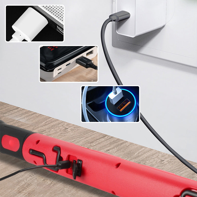 Arbeitsleuchte/Taschenlampe 3000LM, wiederaufladbare Motorhaubenbeleuchtung 5200mAh mit Magnetfuß und Aufhängehaken