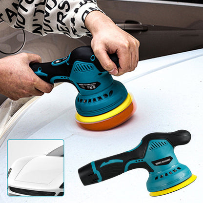 21V Cordless Car Polisher, Ausgestattet mit 2 Lithiumbatterien, 23 Zubehörteilen, kompatibel mit Makita-Akkus, geeignet für Auto-Schönheitspflege, Autolack-Wachsen