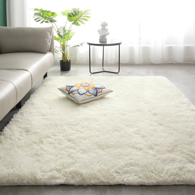 Plüschbodenmatte Dekorativer Teppich, Moderner Bodenbelag für Wohnzimmer Schlafzimmer Wohnkultur, Raumdekoration