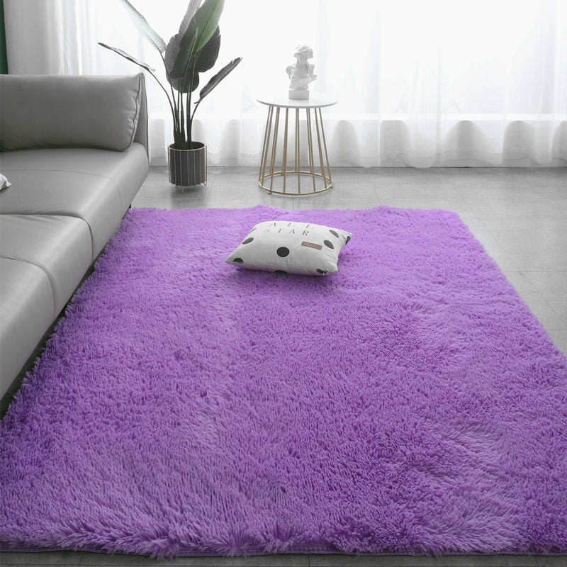 Plüschbodenmatte Dekorativer Teppich, Moderner Bodenbelag für Wohnzimmer Schlafzimmer Wohnkultur, Raumdekoration