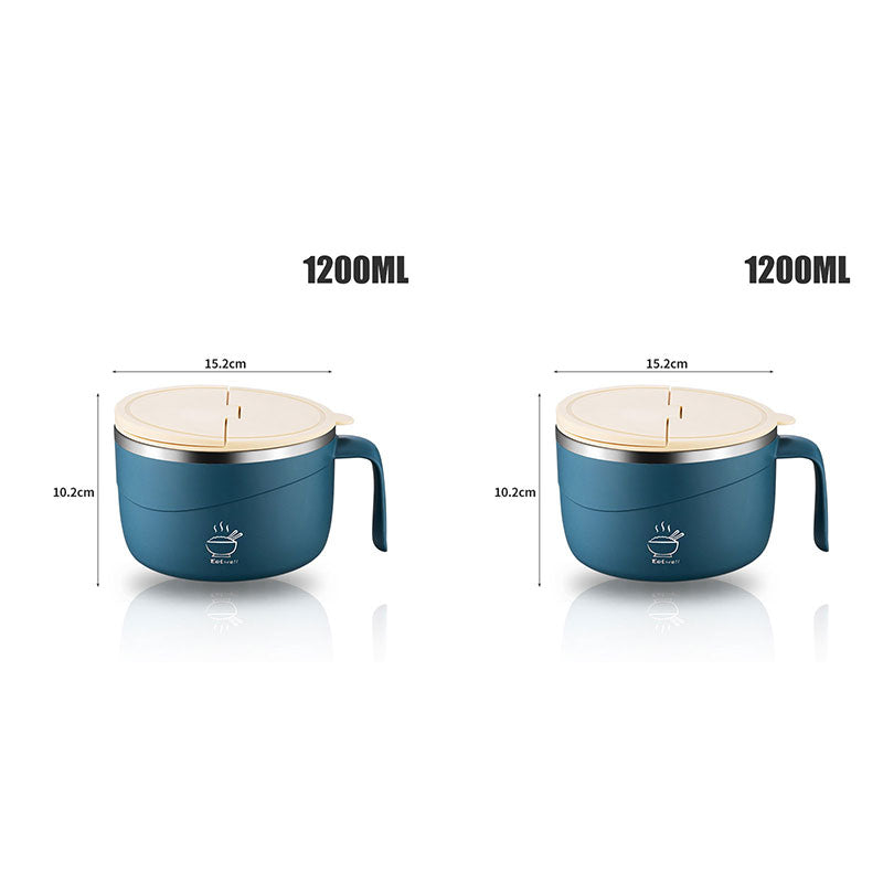 304 Edelstahl isolierte Ramen-Schüssel