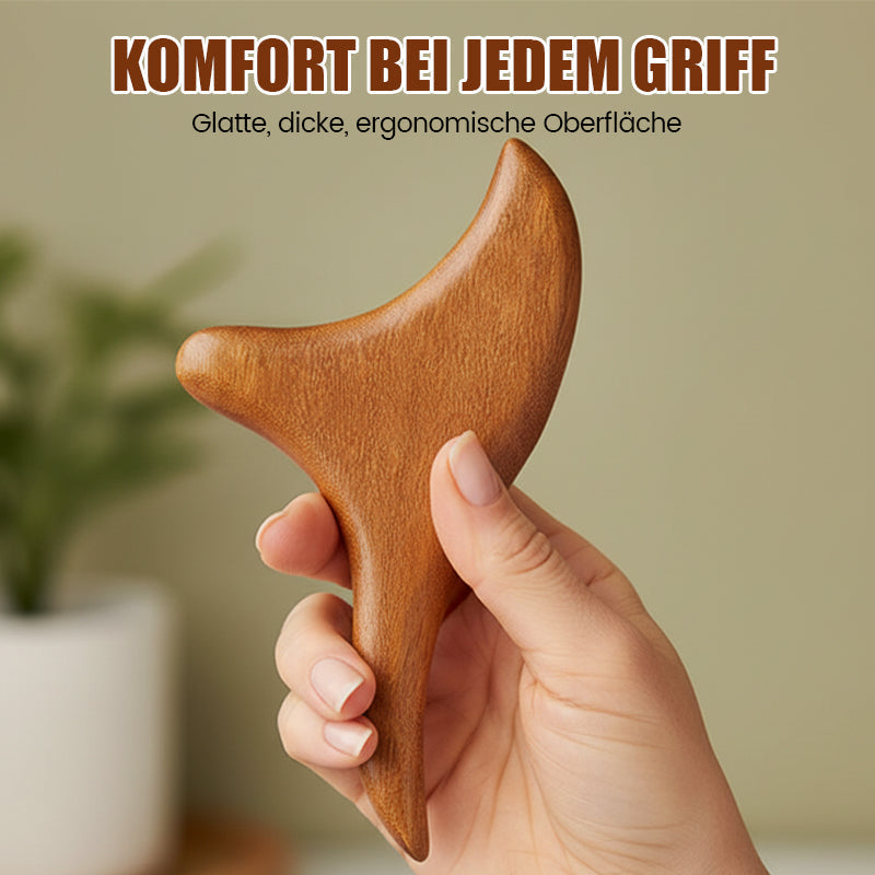 Holzkamm für Kopfhautmassage