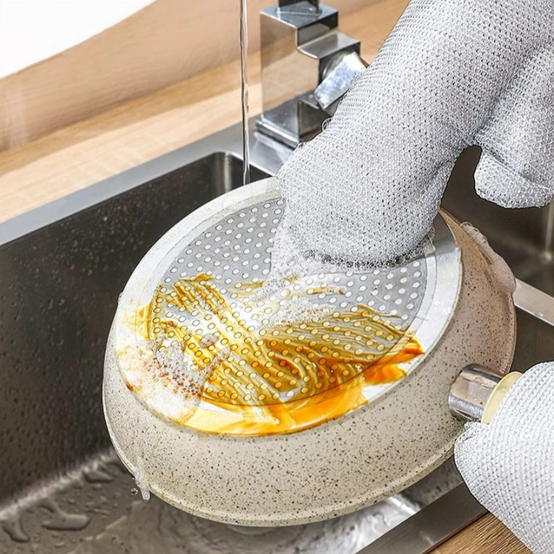 Mehrzweck-Spülhandschuhe aus kratzfestem Draht