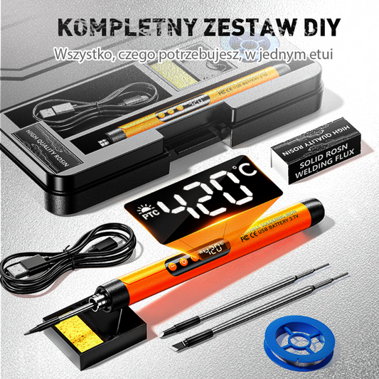 Tragbarer USB-Lötkolben, wiederaufladbar