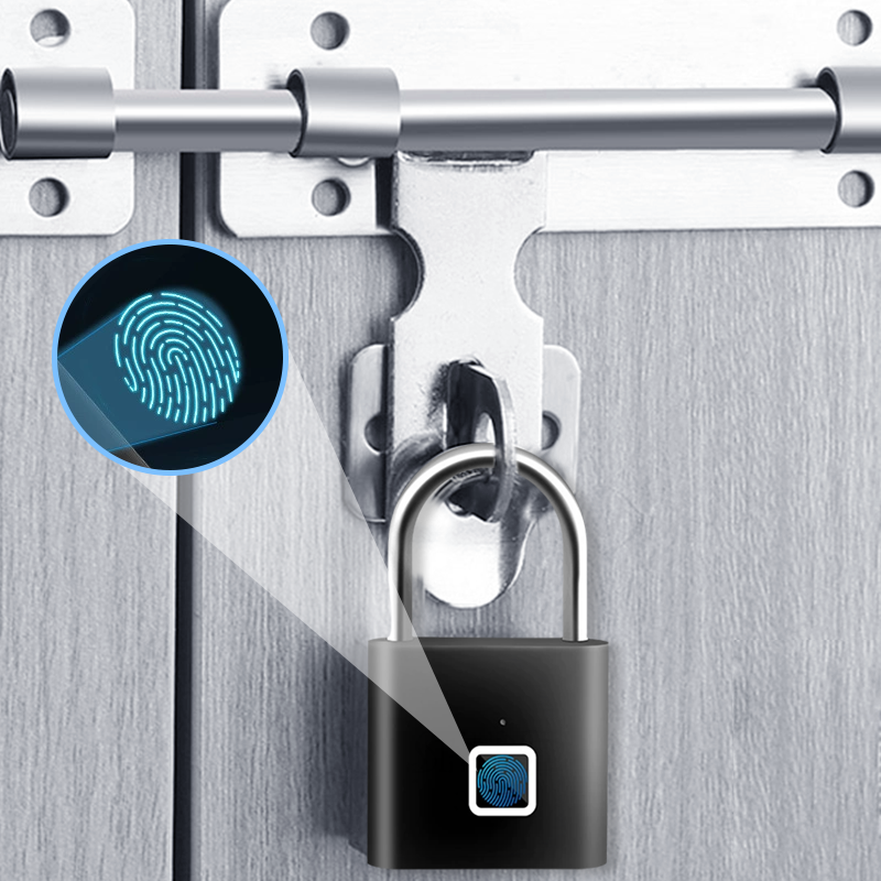 Mini-Smart-Fingerabdruck-Vorhängeschloss