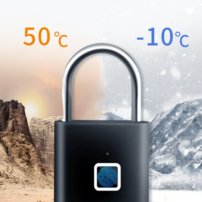 Mini-Smart-Fingerabdruck-Vorhängeschloss