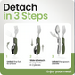 4-in-1 Tragbares Edelstahlbesteck