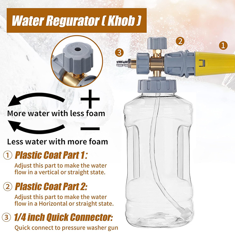 📢📢50 % Rabatt!! ⏰💦 Hochdruck-Schaumpistole für die Autowäsche - Entfernt schonend hartnäckigen Schmutz & schützt den Lack | PROFESSIONELLE AUTOWASCHE ZU HAUSE🚗