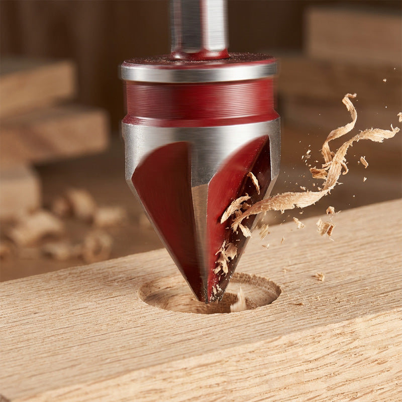 🛠️Jetzt 50 % Rabatt! 🔩 Senkbohrer-Set für Holzbearbeitung 5-teilig – Saubere, bündige Löcher, langlebig und zeitsparend ⚙️