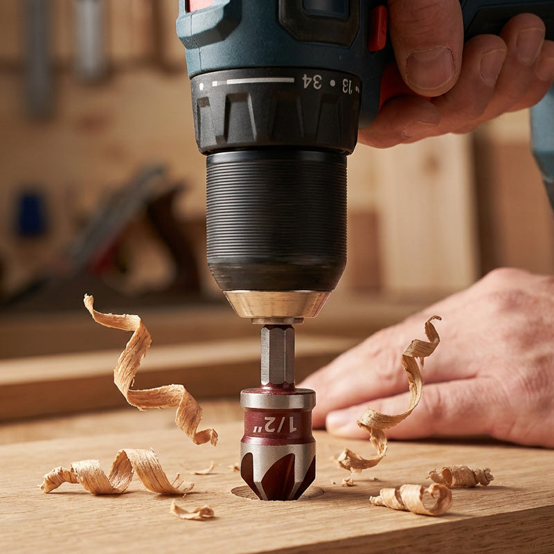 🛠️Jetzt 50 % Rabatt! 🔩 Senkbohrer-Set für Holzbearbeitung 5-teilig – Saubere, bündige Löcher, langlebig und zeitsparend ⚙️