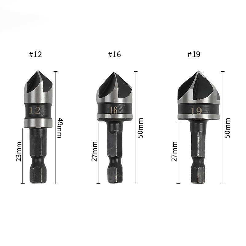 🛠️Jetzt 50 % Rabatt! 🔩 Senkbohrer-Set für Holzbearbeitung 5-teilig – Saubere, bündige Löcher, langlebig und zeitsparend ⚙️
