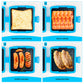 📢📢50 % RABATT！！💥Mikrowellen-Toaster & Sandwichmaker