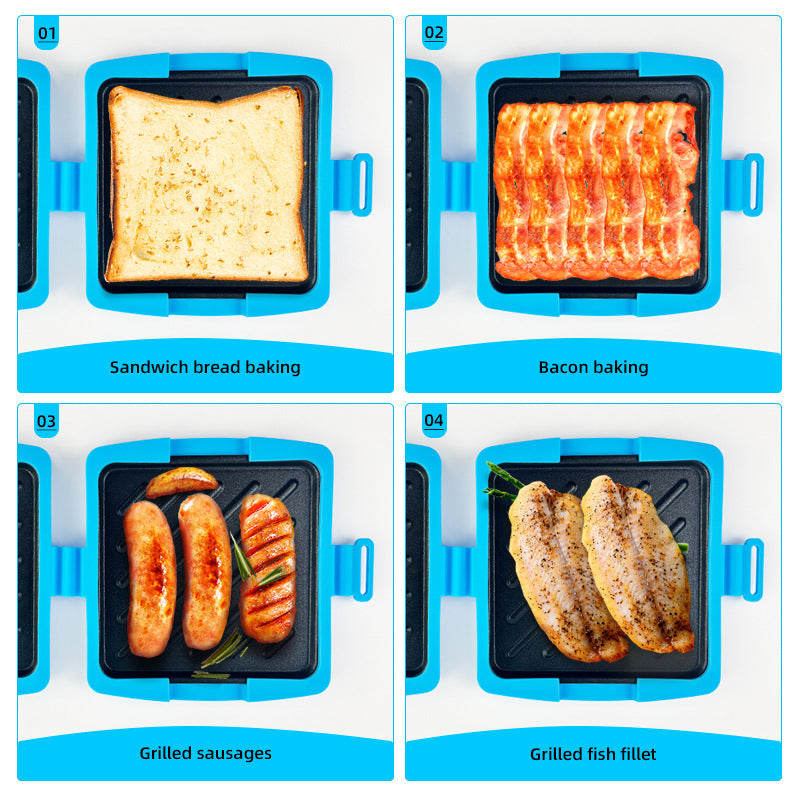 📢📢50 % RABATT！！💥Mikrowellen-Toaster & Sandwichmaker