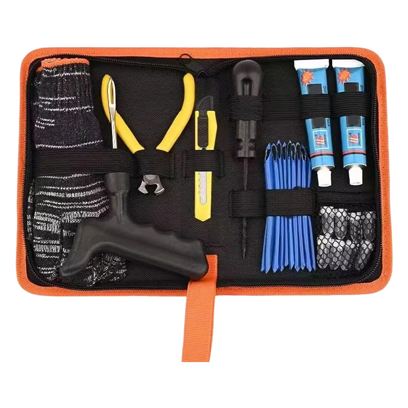 Tragbares Reifenreparatur-Set für die Pannenhilfe am Straßenrand